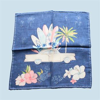 Araba Desenli Cep Mendili