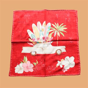 Araba Desenli Cep Mendili