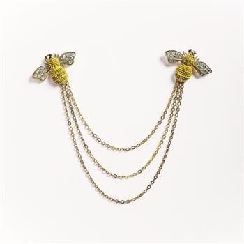 Arı Figürlü Gömlek Yaka İğnesi