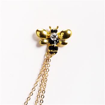 Arı Figürlü Gömlek Yaka İğnesi