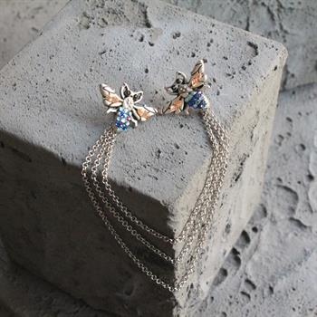 Arı Figürlü Gömlek Yaka İğnesi