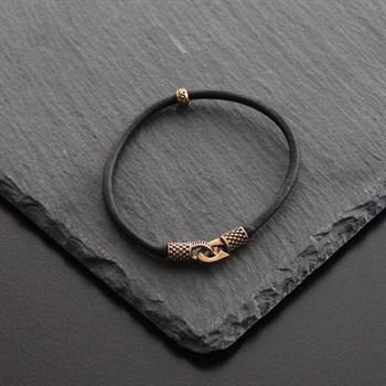 Bakır Deri Bileklik 