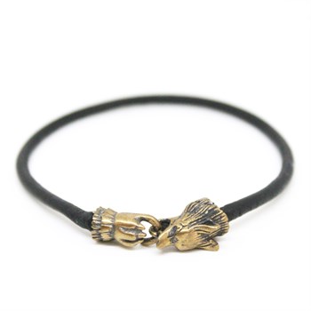 Bakır Deri Bileklik 