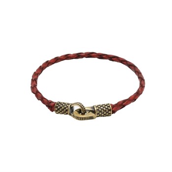 Bakır Deri Bileklik 