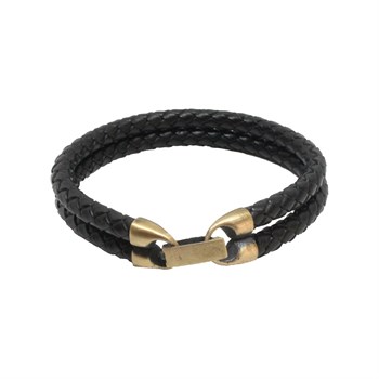 Bakır Deri Bileklik 