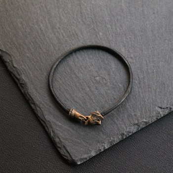 Bakır Deri Bileklik 