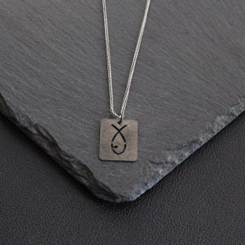 Balık Gümüş Kolye 