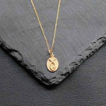 Balık Gümüş Kolye