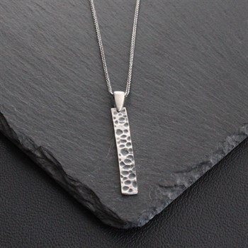 Bold Line Gümüş Kolye 