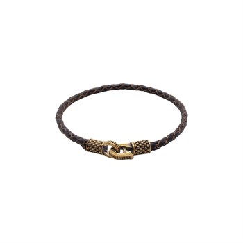 Bronz Deri Bileklik 