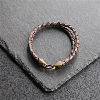 Bronz Deri Bileklik