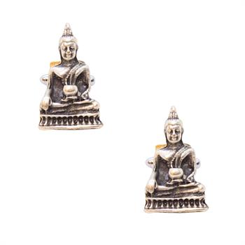 Buda Figürlü Klasik Kol Düğmesi