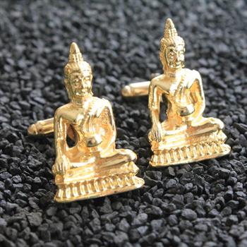 Buda Figürlü Klasik Kol Düğmesi