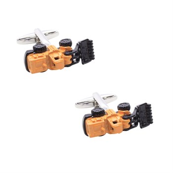 Buldozer Figürlü Kol Düğmesi 