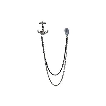 Yaka İğnesi & BroşCMC2817Çapa Figürlü Ceket Yaka İğnesi