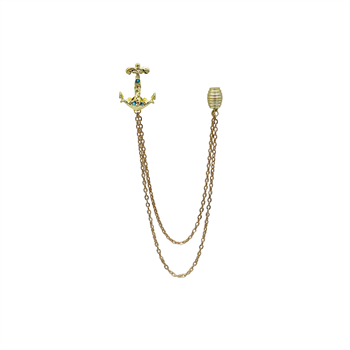 Yaka İğnesi & BroşCMC2816Çapa Figürlü Ceket Yaka İğnesi