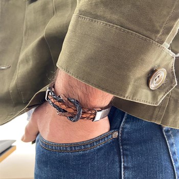 Çelik Deri Bileklik