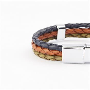 Çelik Deri Bileklik