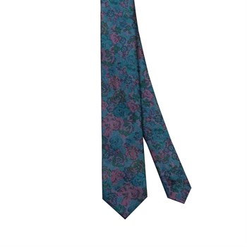 Çiçek Desenli Kravat