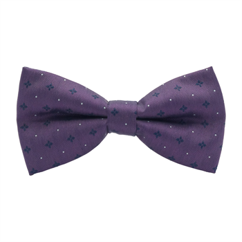 PapyonCMC2861Çiçek Desenli Mor Papyon