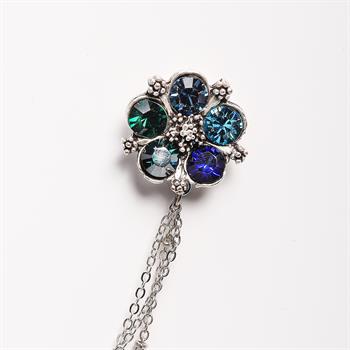 Çiçek Figürlü Gömlek Yaka İğnesi