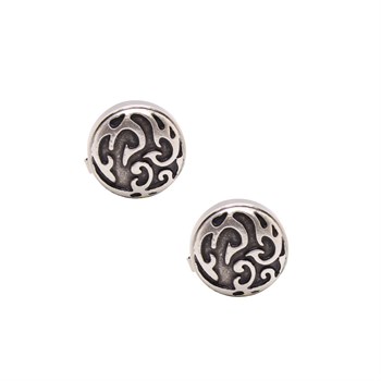 Desenli Geçmeli Kol Düğmesi 