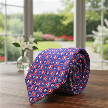 Desenli İpek Kravat