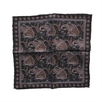 Desenli Yün Cep Mendili 