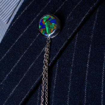 Doğal Taş Ceket Yaka İğnesi