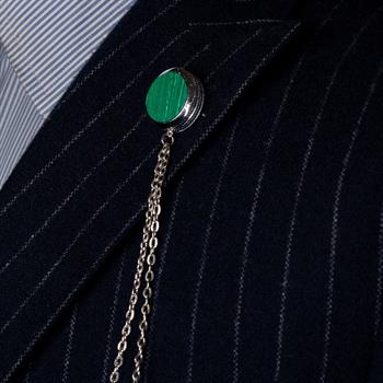 Doğal Taş Ceket Yaka İğnesi