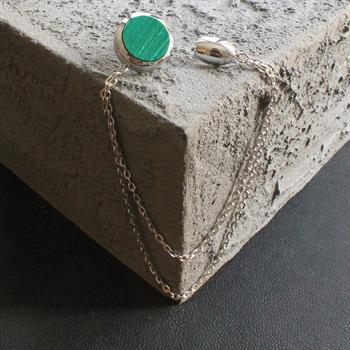 Doğal Taş Ceket Yaka İğnesi