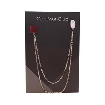 Jade Doğal Taş Ceket Yaka İğnesi