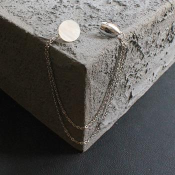 Sedef Doğal Taş Ceket Yaka İğnesi