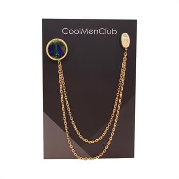 Doğal Taş Ceket Yaka İğnesi