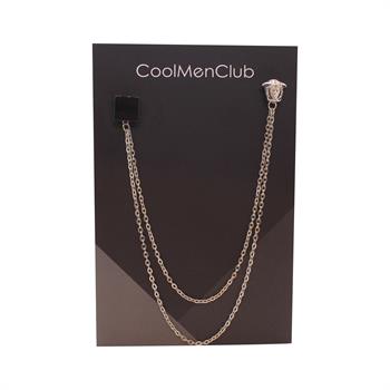 Oniks Doğal Taş Ceket Yaka İğnesi