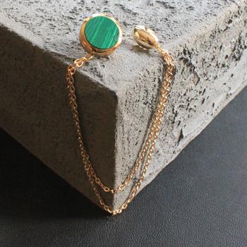 Doğal Taş Ceket Yaka İğnesi