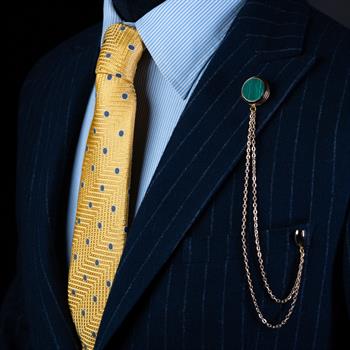 Doğal Taş Ceket Yaka İğnesi