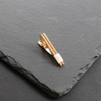 Sedef Taşlı Kravat İğnesi