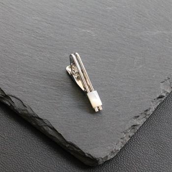 Sedef Taşlı Kravat İğnesi