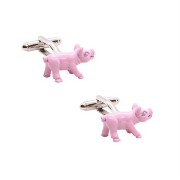 Domuz Figürlü Kol Düğmesi 