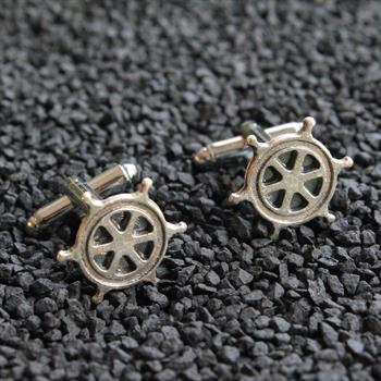 Dümen Figürlü Klasik Kol Düğmesi