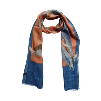 El Yapımı Desenli Yün Şal