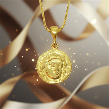 Eski Para Gümüş Kolye