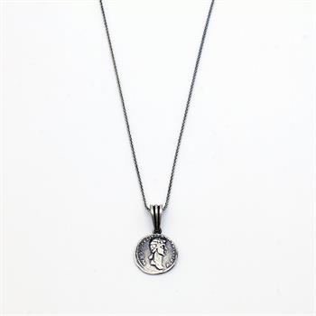 Eski Para Gümüş Kolye