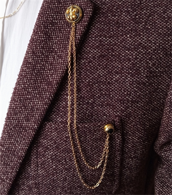 Yaka İğnesi & BroşCMC2849Fleur De Lis Figürlü Ceket & Gömlek Aksesuar Seti