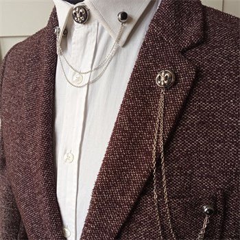 Yaka İğnesi & BroşCMC2850Fleur De Lis Figürlü Ceket & Gömlek Aksesuar Seti