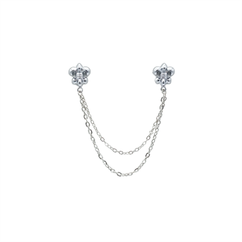 Fleur De Lis Figürlü Gömlek Aksesuar Seti