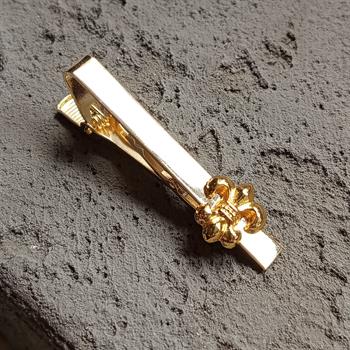 Fleur de Lis Figürlü Kravat İğnesi