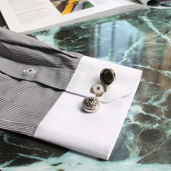 Geçmeli Kol Düğmesi 