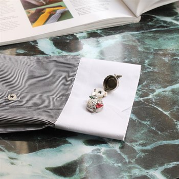 Geçmeli Kol Düğmesi 